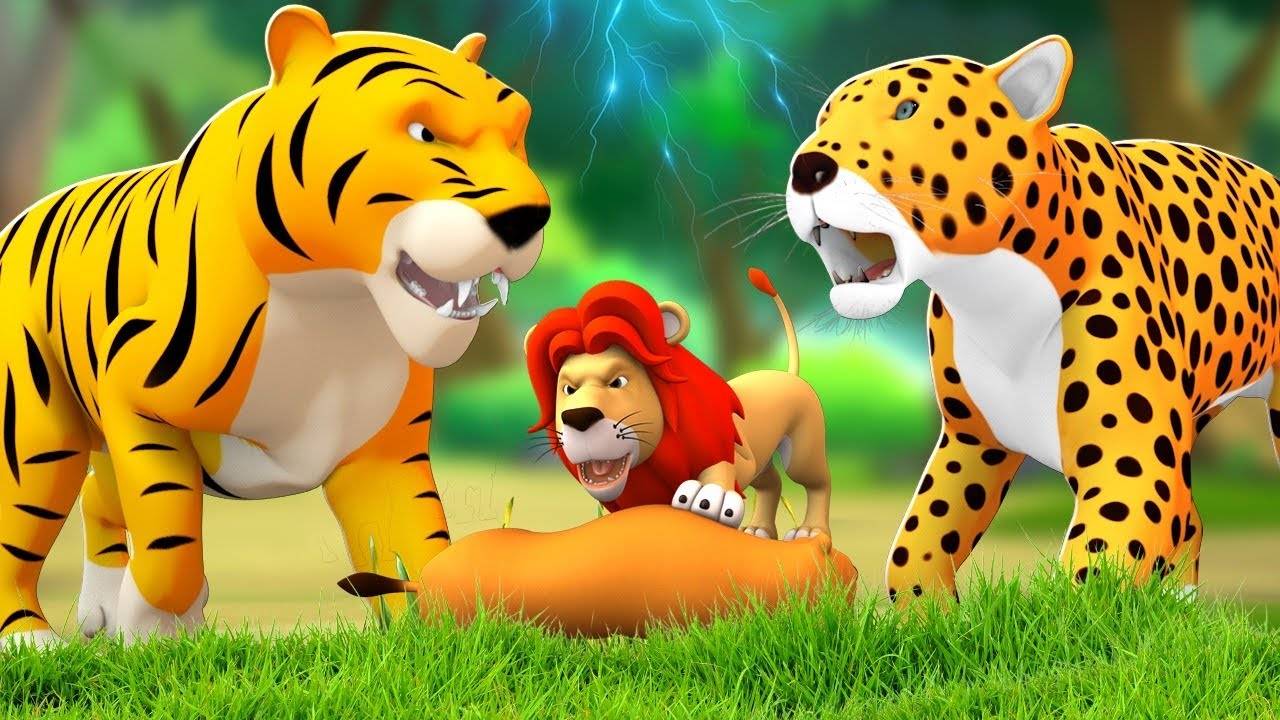 Watch Latest Children Hindi Story 'Tiger Cheetah And Lion Brother Fight'  For Kids - Check Out Kids Nursery Rhymes And Baby Songs In Hindi |  Entertainment - Times of India Videos