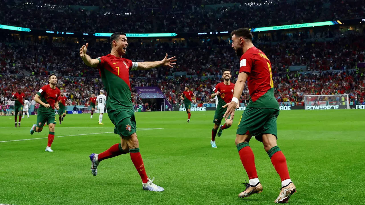 FIFA World Cup 2022: Bruno Fernandes believed Cristiano Ronaldo had scored  Portugal's first goal in win over Uruguay