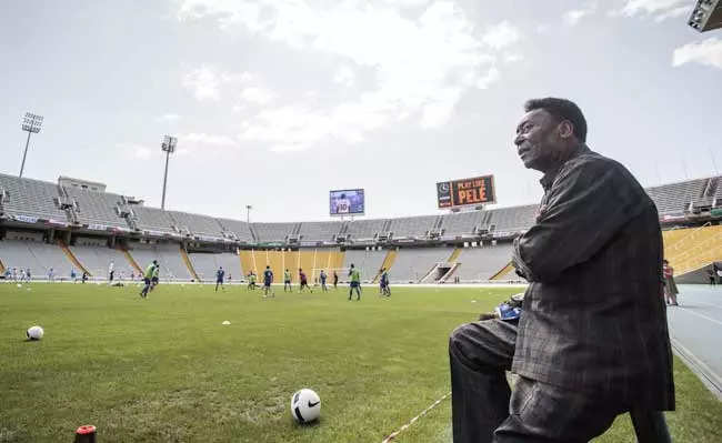 Pele  (Photo by Xavi Torrent/Getty Images)