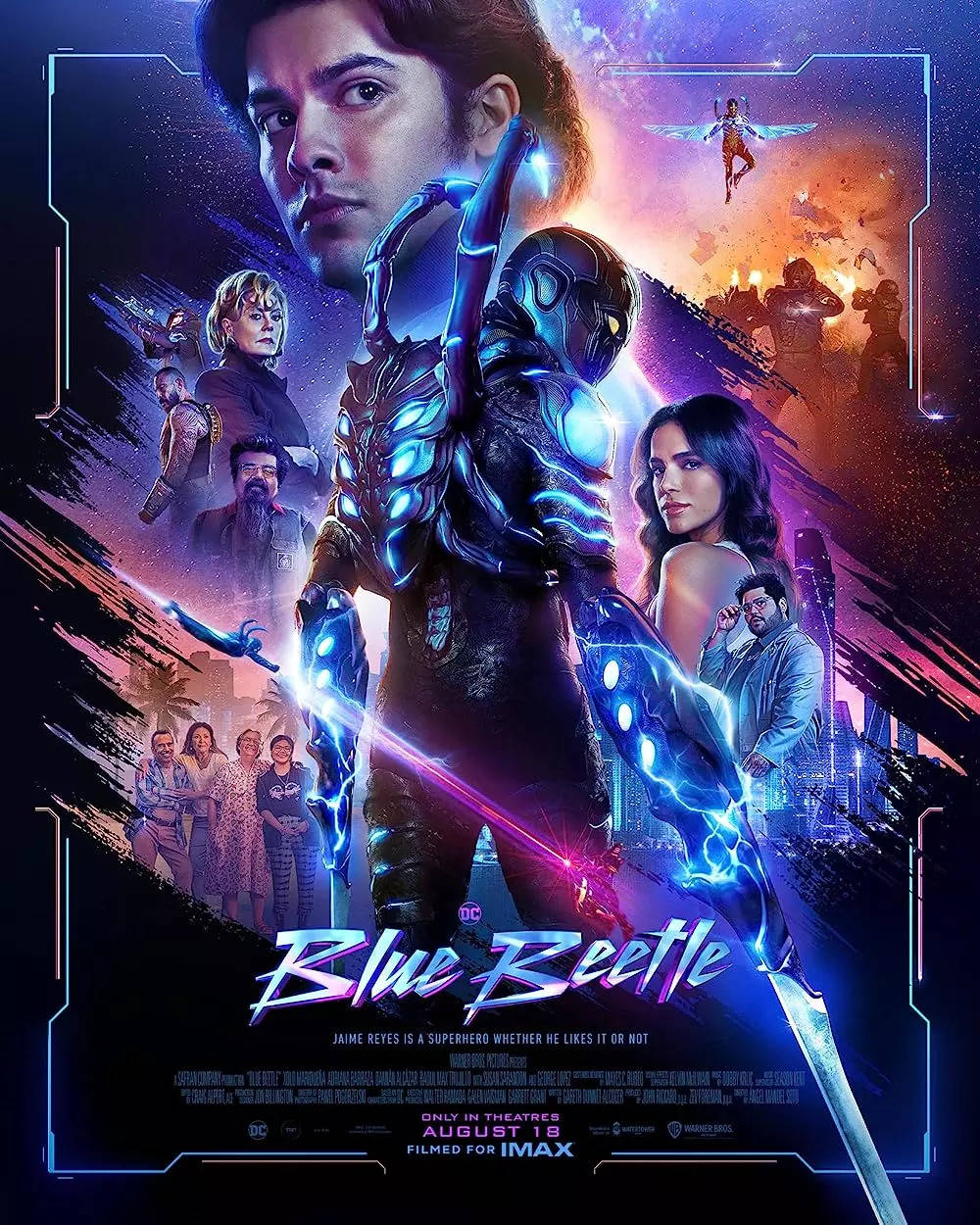 Blue Beetle Movie Showtimes Review Songs Trailer Posters