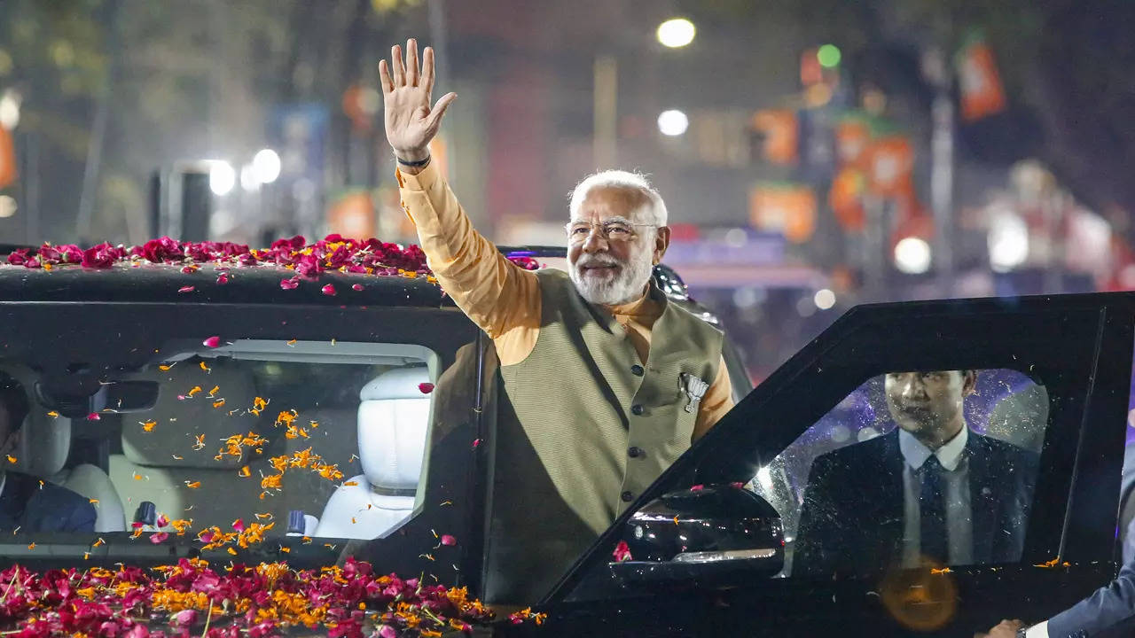 Exit polls predict BJP set for landslide victory in Gujarat, has edge over Congress in Himachal Pradesh