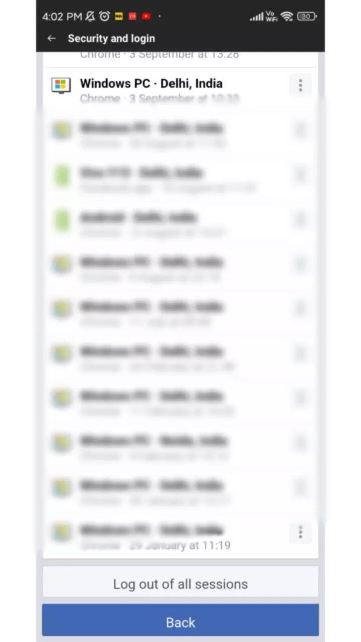 How to check all devices logged into your Facebook account