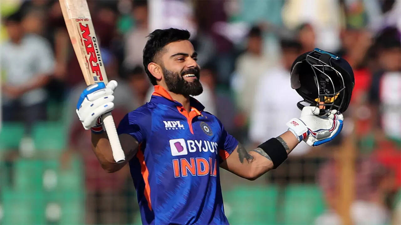 Virat Kohli slams 72nd international ton, surpasses Ricky Ponting to go  second behind Sachin Tendulkar | Cricket News - Times of India