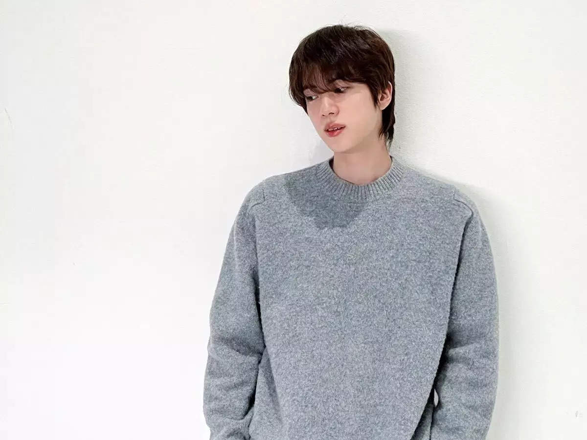 BTS Jin-Inspired Stone Grey Button Down Collar Polo – unnielooks