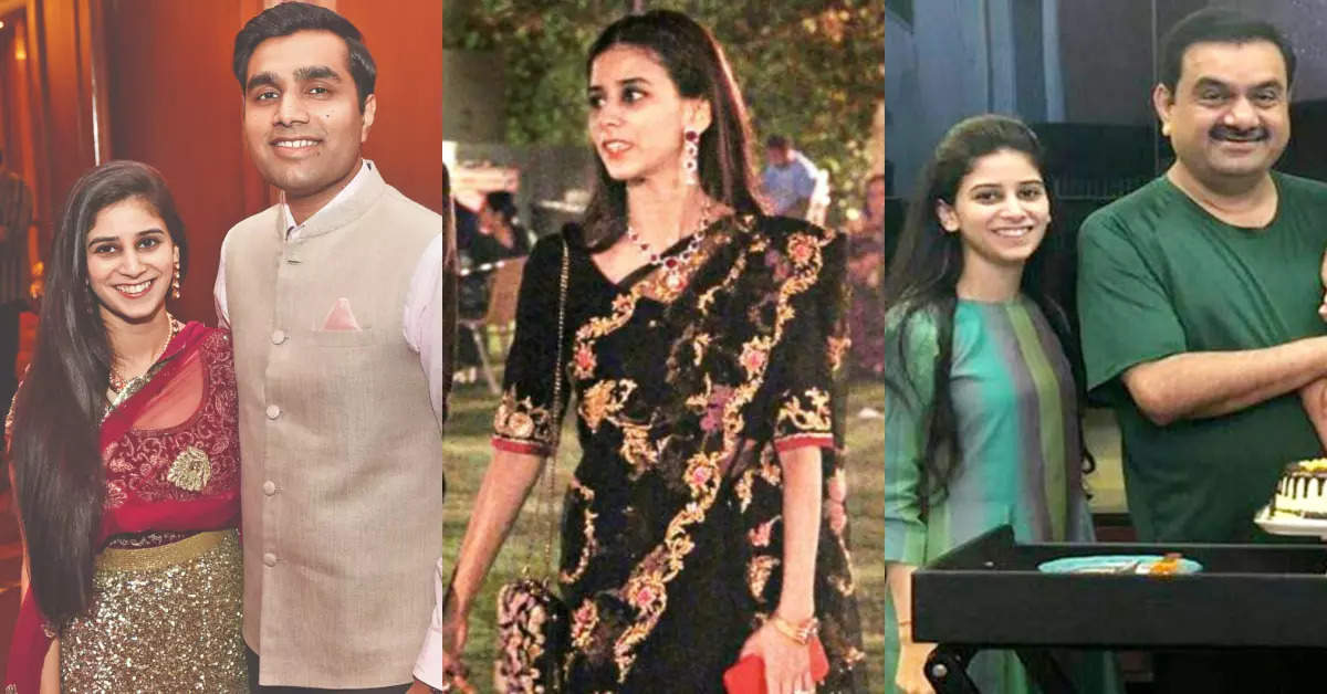 Meet Gautam Adani's elegant daughterinlaw Paridhi Adani Times of India