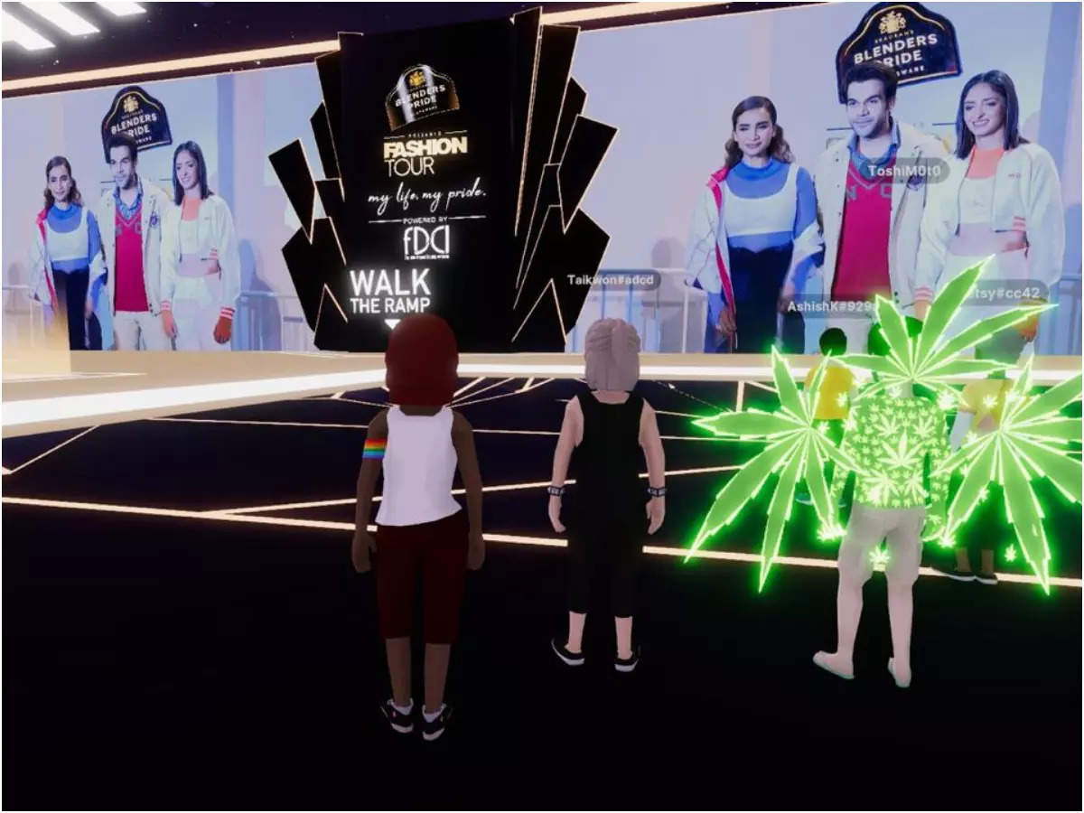The virtual landscape of fashion events - Times of India