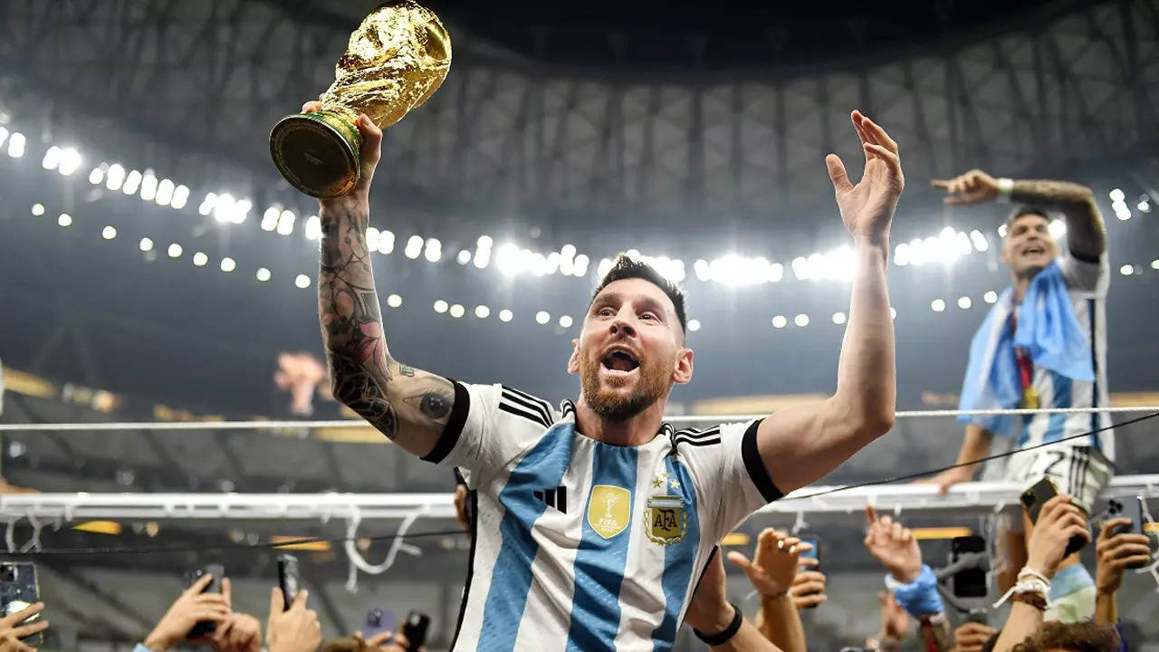 48389 Lionel Messi World Cup Stock Photos High Res Pictures and Images   Getty Images