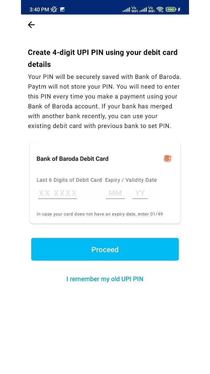 Upi: How to change UPI PIN without debit card