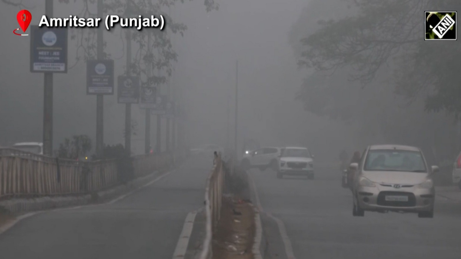 Amritsar: Cold Wave Across North India: Dense Fog Engulfs Amritsar ...