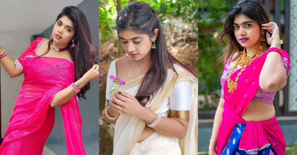 In Pics: Jabardasth fame Ritu Chowdary's stunning looks in saree ...