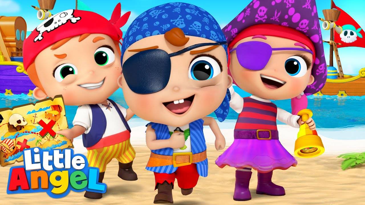English Nursery Rhymes Kids Songs: Kids Video Song in English 'We are  Pirates'