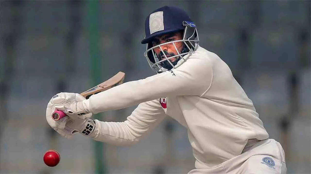 Ranji Trophy KS Bharat stakes claim for Test berth with cautious 80 Cricket News
