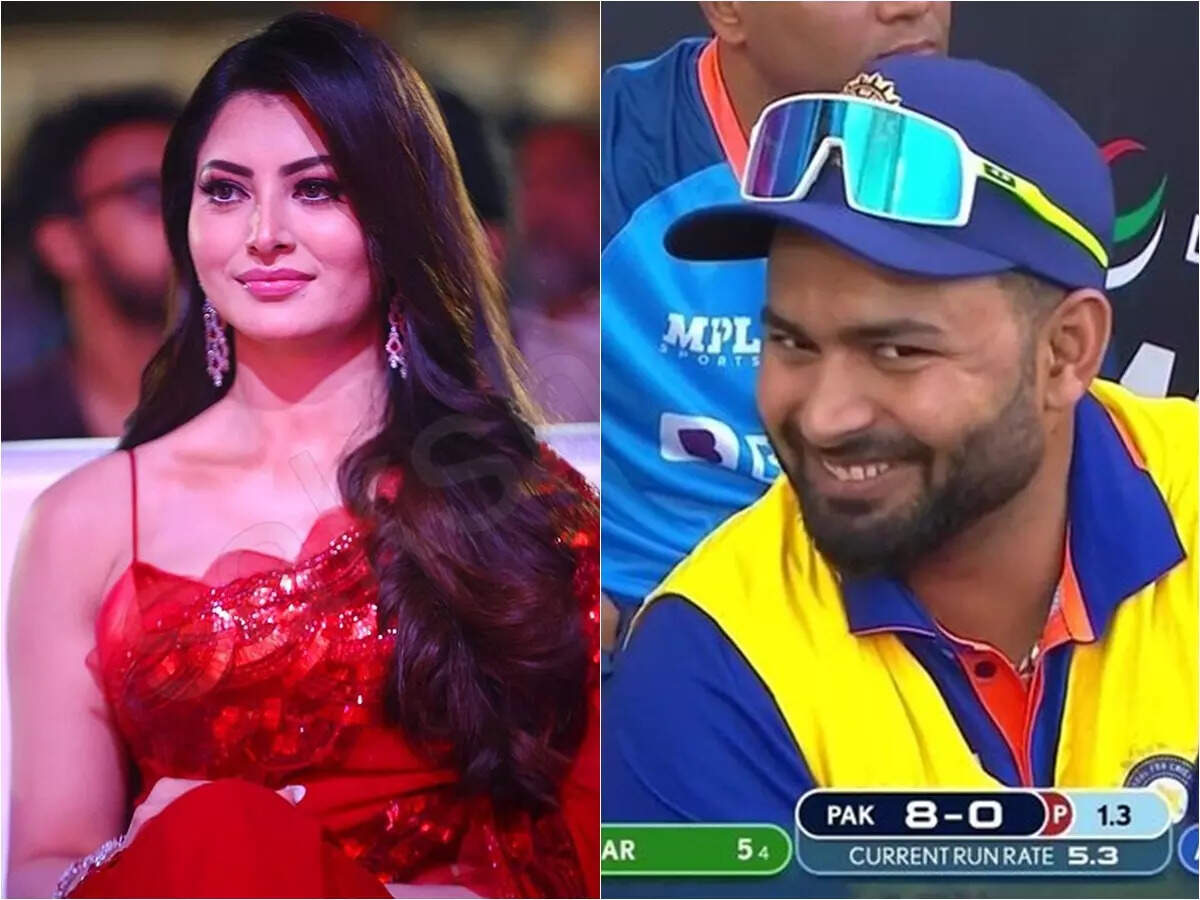 Urvashi greeted with Rishabh Pant chants