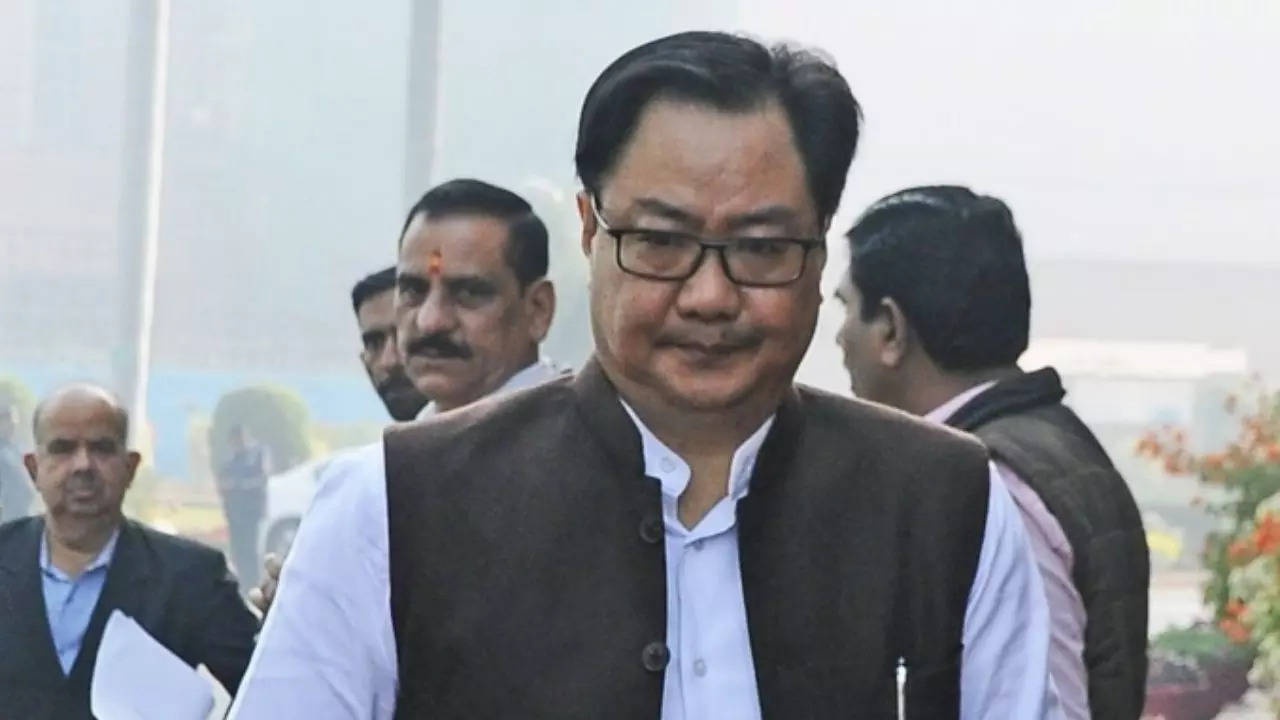 The Constitution of India is supreme and nobody is above it, law minister Kiren Rijiju said. (IANS)