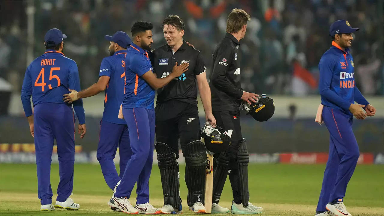 India vs New Zealand Highlights from Hyderabad Stadium The Times of India