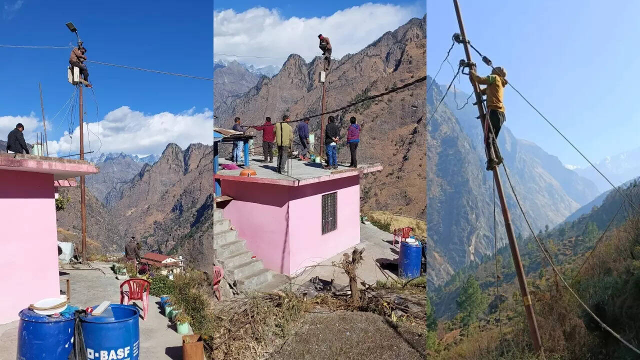Joshimath stares at power crisis now as electricity poles tilt