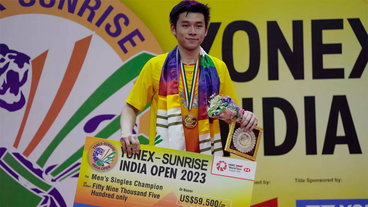 Kunlavut Vitidsarn emerges champion at India Open | Badminton News - Times  of India