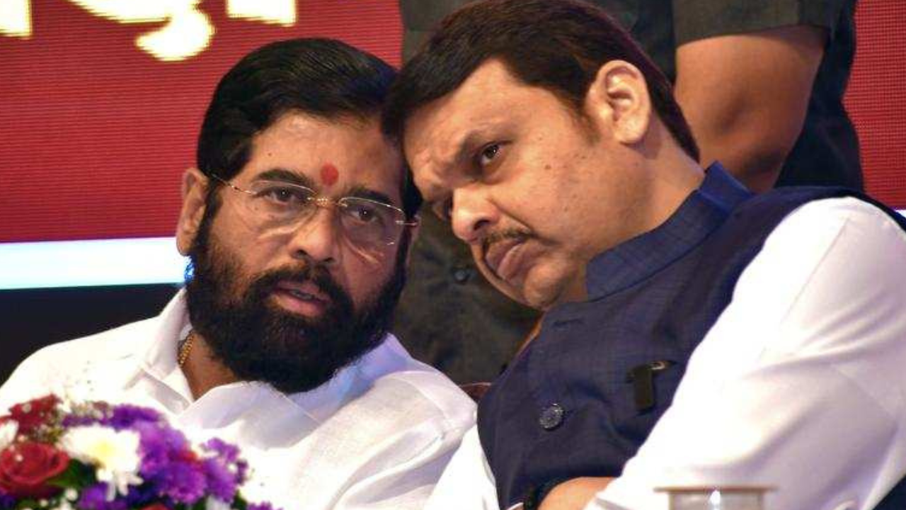 Maharashtra CM Eknath Shinde and deputy CM Devendra Fadnavis