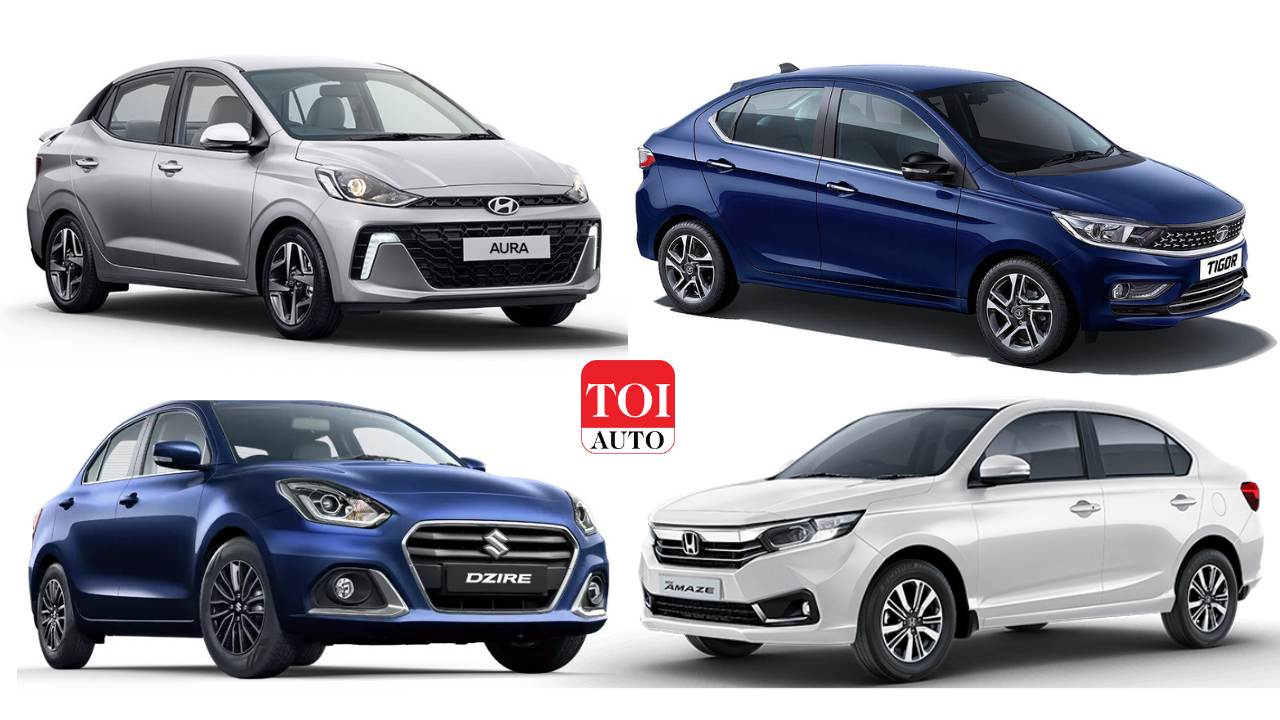 Hyundai Aura vs Maruti Suzuki Dzire vs Honda Amaze vs Tata Tigor: Price & specs comparison