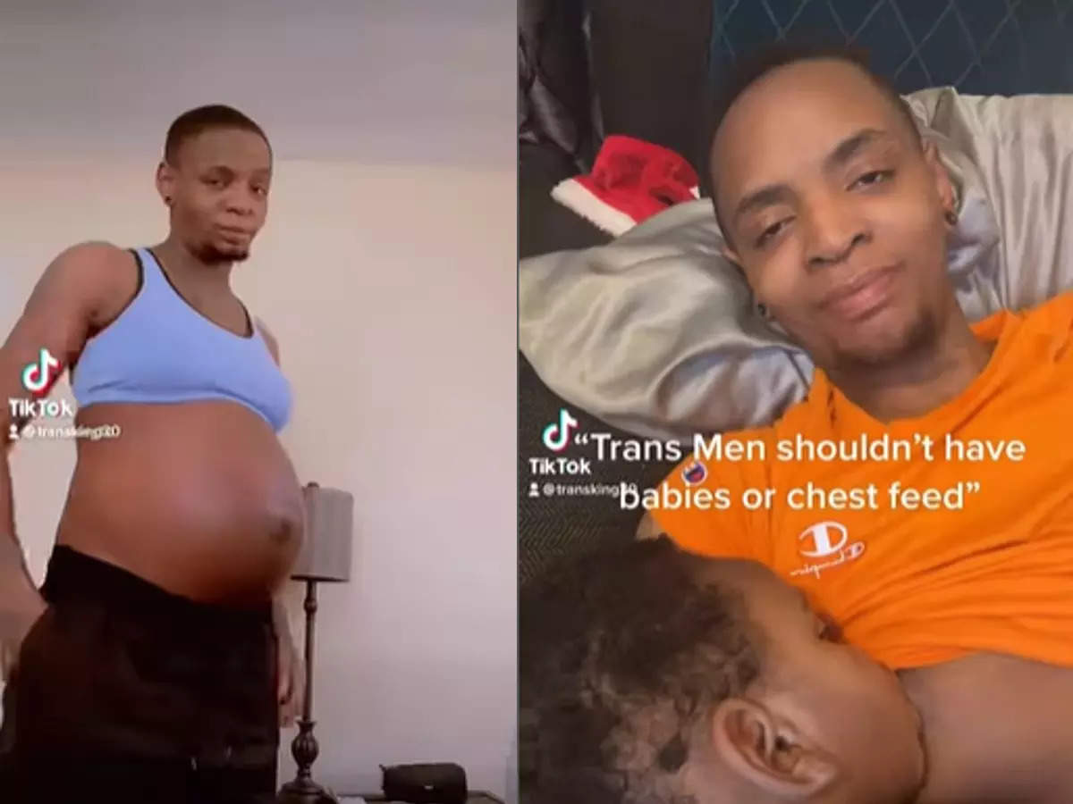 Breastfeeding transgender mans pictures go viral after giving birth to the baby