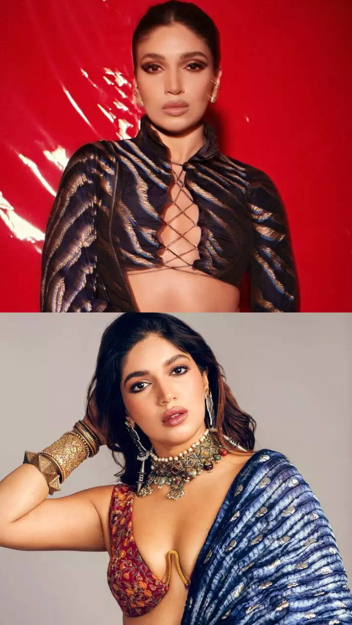 Bhumi Pednekar's risque blouse designs