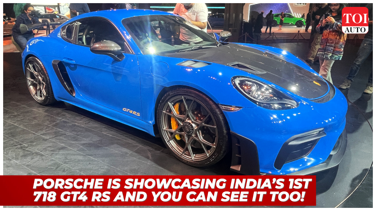 Porsche showcases Rs  crore 718 GT4 RS at 'Festival of Dreams' event:  How and where to visit - Times of India