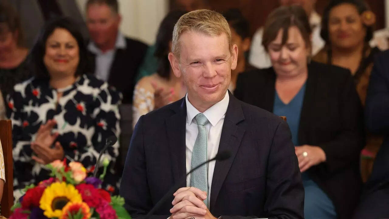 Chris Hipkins sworn in as New Zealand PM, pledges focus on economy - Times of India