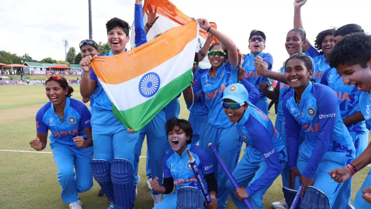 Ind vs Eng Womens U19 T20 World Cup Final Highlights India lift inaugural Womens U19 T20 World Cup with 7-wicket win over England