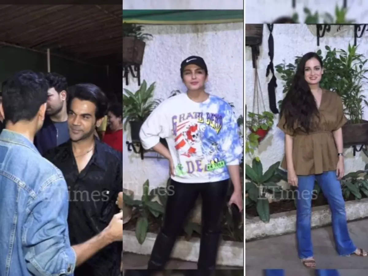 Rajkummar Rao, Mahesh Bhatt, Dia Mirza, Naseeruddin Shah, Huma Qureshi: Celebs at the screening of Hansal Mehta’s ‘Faraaz’ | Hindi Movie News