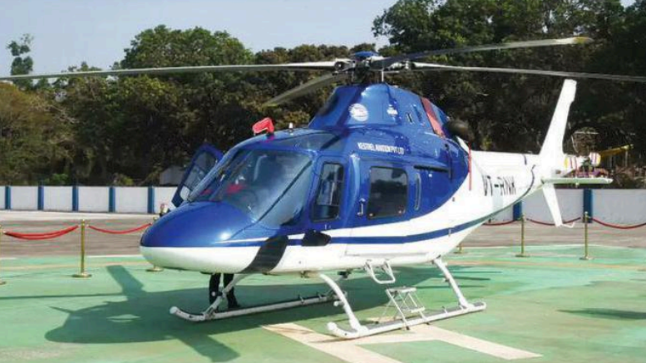 On third try, Goa govt hopes its helicopter service takes off | Goa News -  Times of India