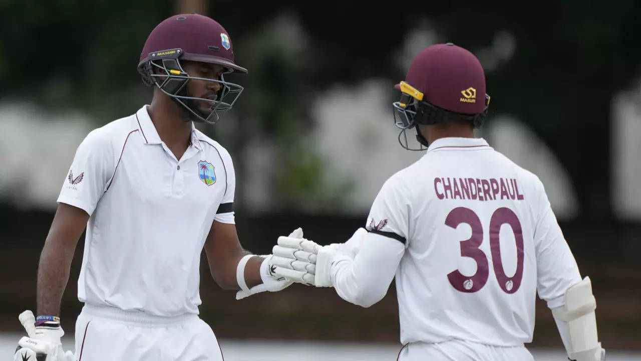 1st Test West Indies score slowly against Zimbabwe Cricket News