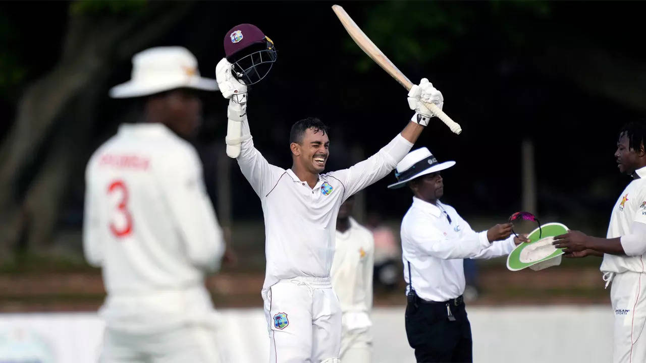 1st Test, Day 2: Maiden ton for Tagenarine Chanderpaul against Zimbabwe
