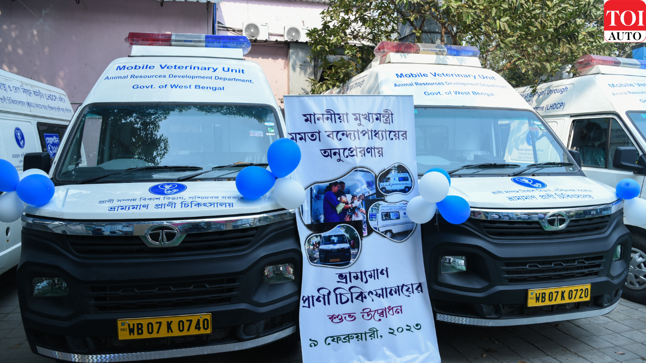 Tata Motors delivers 218 Winger veterinary vans to the Government of West  Bengal - Times of India