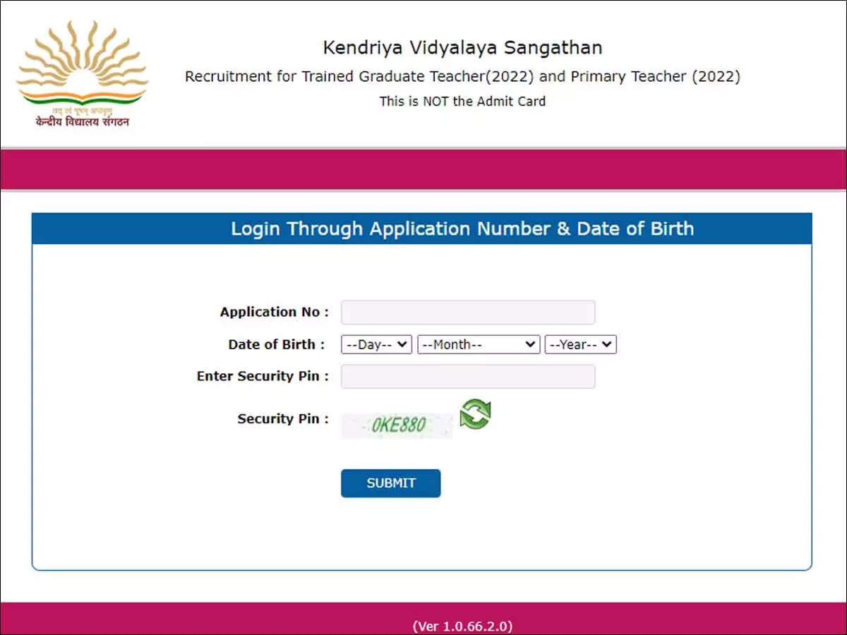 KVS TGT 2023 hall ticket released on kvsangathan.nic.in, direct link – Times of India