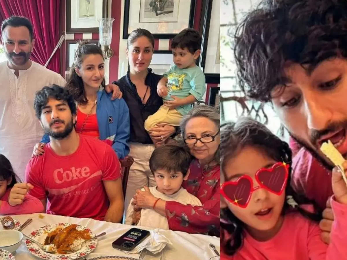 Saif Ali Khan, Kareena Kapoor Khan’s fun Saturday with Sharmila Tagore, kids and Soha Ali Khan – Pic inside | Hindi Movie News