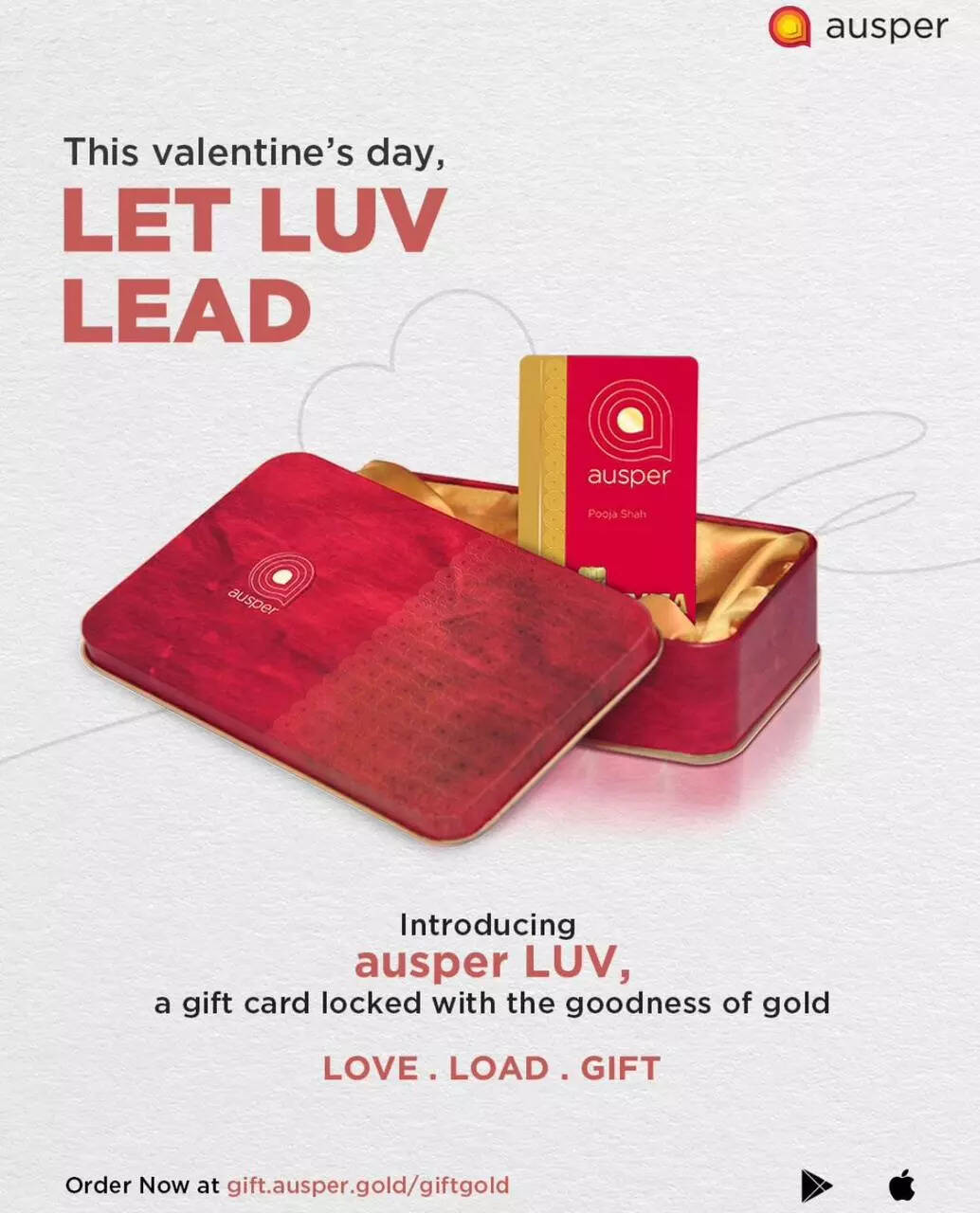 Ausper: Valentine's Day Offer: 'Ausper Luv', A Visa Powered Gift Card  Launched - Times Of India