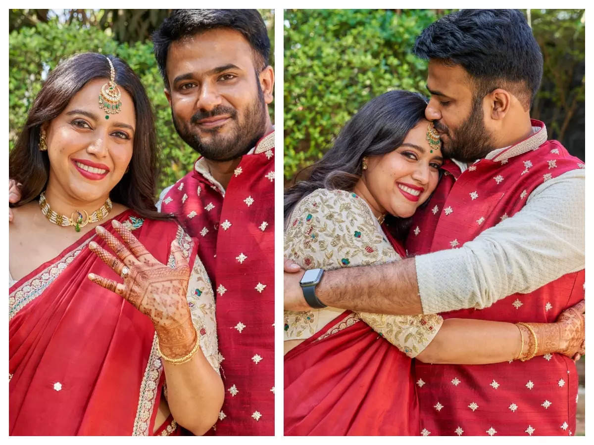 Swara Bhasker gets hitched to political activist Fahad Ahmad in a court marriage, reveals their love story with a mushy video | Hindi Movie News