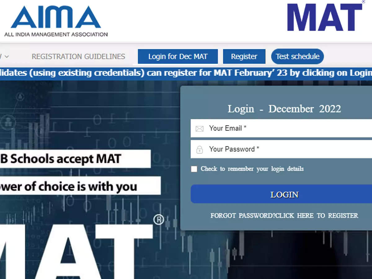 MAT PBT Admit Card 2023 Released on mat.aima.in; download here
