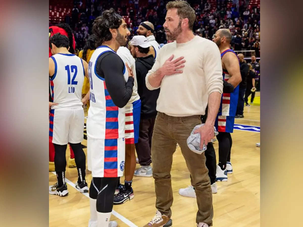 Viral: At NBA All-Star Celebrity Game, Ranveer Singh Meets Ben Affleck