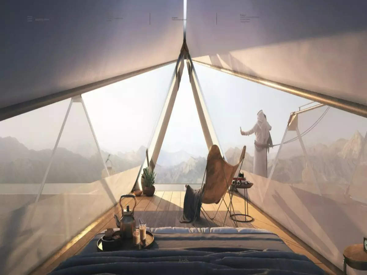 Tents suspended between mountains? Find out what’s that about