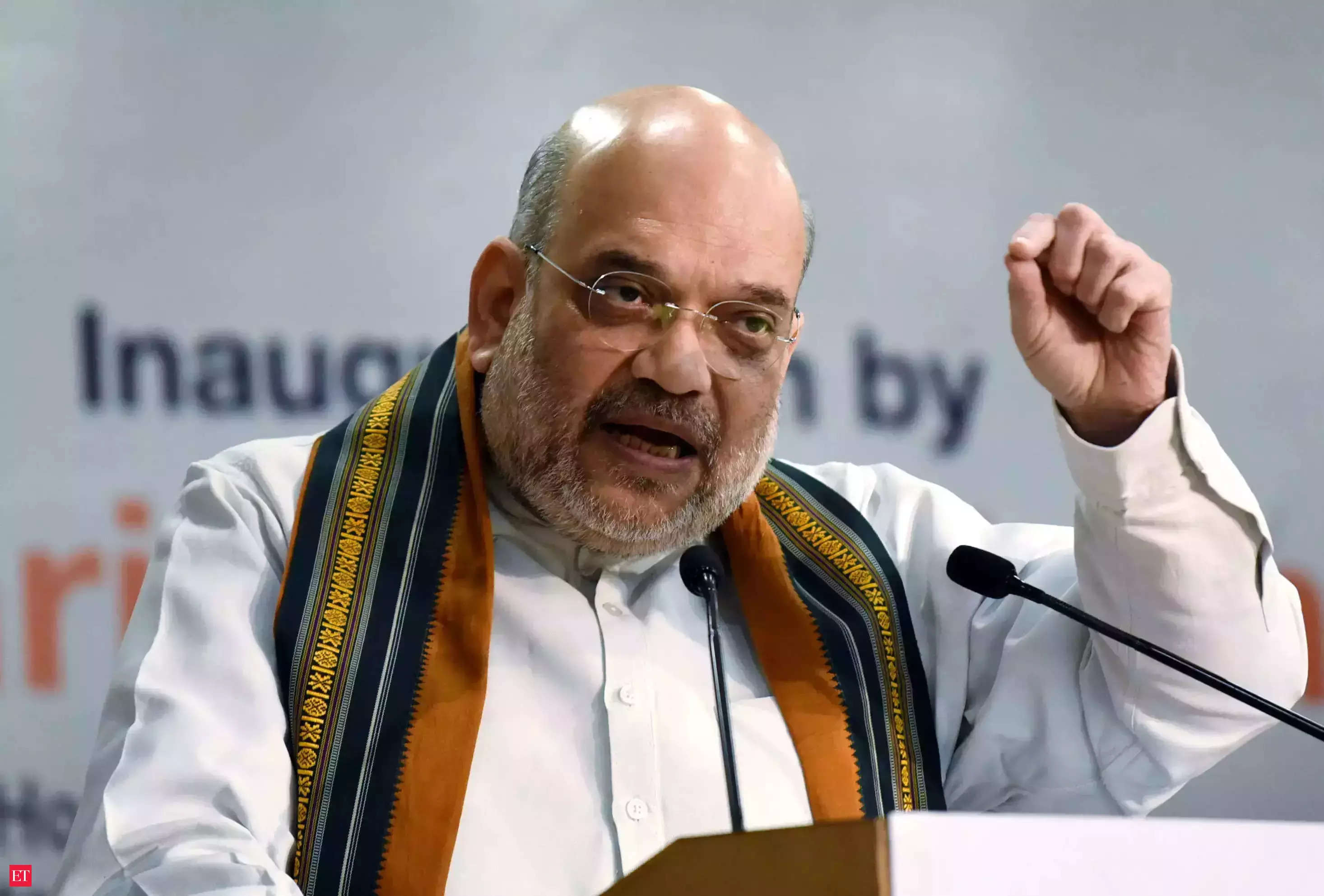 Amit Shah says Congress standards falling since Rahul Gandhi became leader  | India News - Times of India