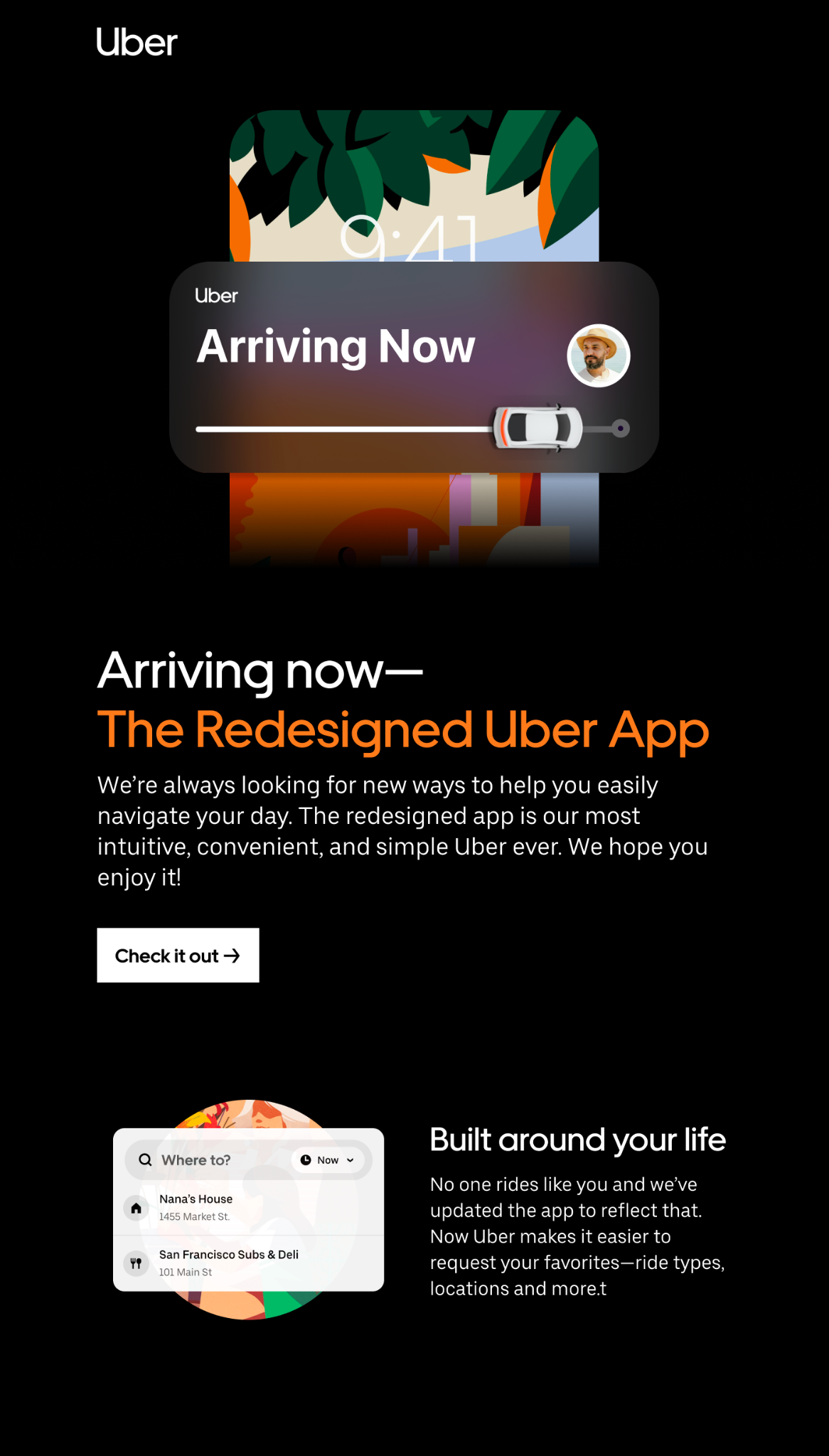 Uber: Uber app gets a redesign with Live Activities and other