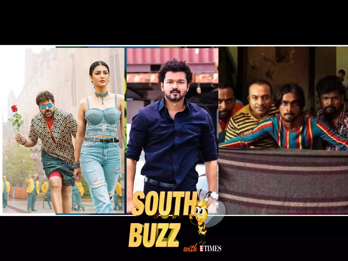 South Buzz: Netizens laud Chiranjeevi's performance in 'Waltair Veerayya'; 'Romancham' crosses Rs 50 crores at the box office; 'Leo' makers to take action against leaking of pictures and videos from the movie South Buzz: Netizens laud Chiranjeevi's performance in 'Waltair Veerayya'; 'Romancham' crosses Rs 50 crores at the box office; 'Leo' makers to take action against leaking of pictures and videos from the movie