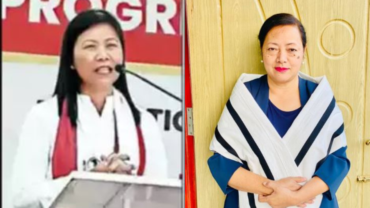 Hekani Jakhalu (left) and Salhoutuonuo Kruse of NDPP become first two women MLAs of Nagaland in 50 years. (File photo)
