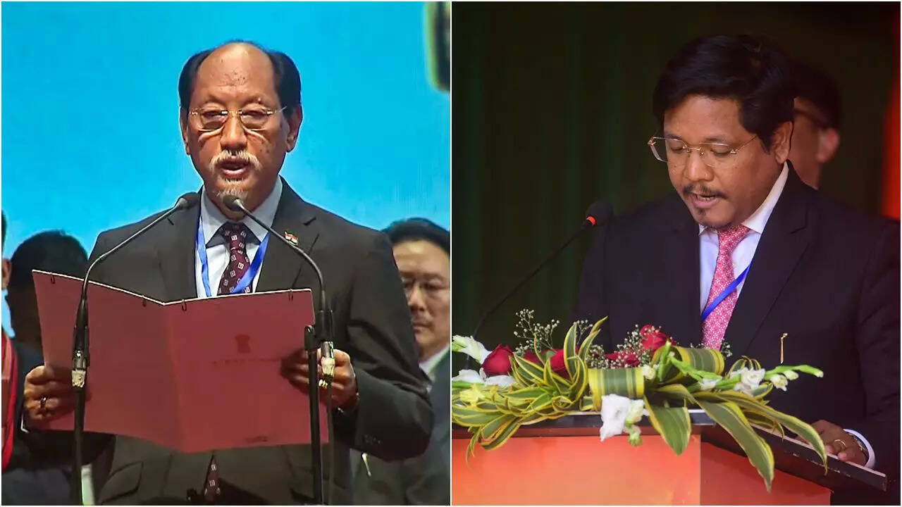 Nagaland, Meghalaya CMs sworn in