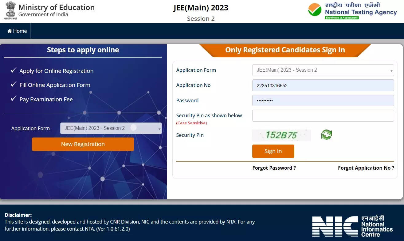 JEE Main 2023 Session 2 registration closes tomorrow, apply now on jeemain.nta.nic.in – Times of India