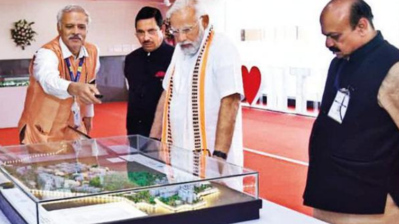 Prime Minister Narendra Modi inaugurated the new 500-acre IIT-Dharwad campus on Sunday
