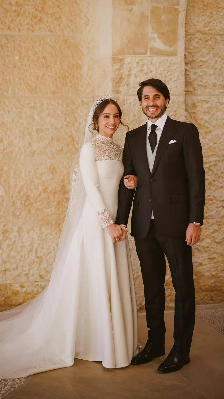 Wedding photos of Princess of Jordan