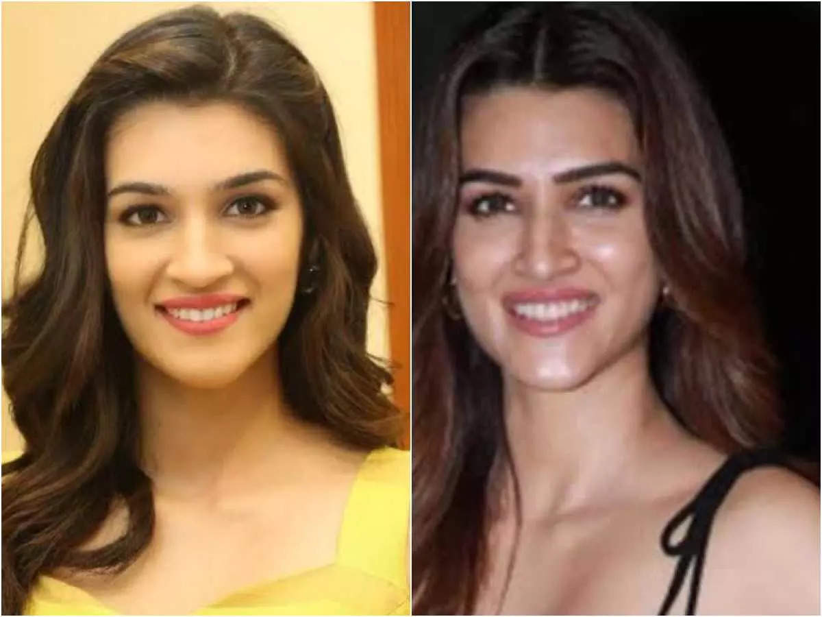 Kriti Sanon's then and now pictures convince fans she's got a nose job, netizens love the transformation - Times of India