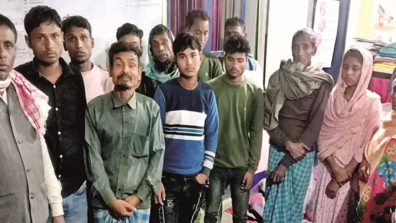 Two minors among 14 held for attacking police team in Assam